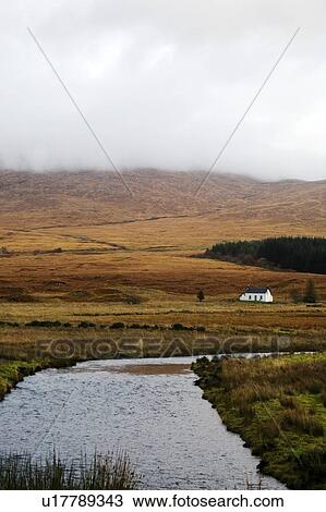 Stock Image - Farm in Scotland. Fotosearch