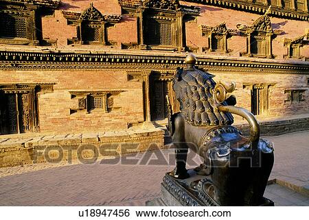 Façade of the Royal Palace, Bhaktapur, Nepal View Large Photo Image Stock Photograph - Façade of the Royal Palace, Bhaktapur, Nepal. Fotosearch