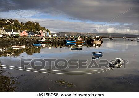 Fishing port, Tobermory, Isle of Mull, Scotland View Large Photo Image Stock Photograph - Fishing port, Tobermory, Isle of Mull, Scotland. Fotosearch