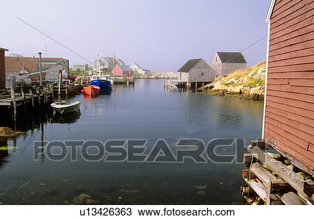 Fishing village of Peggy's Cove, Nova Scotia, Canada View Large Photo Image Stock Image - Fishing village of Peggy's Cove, Nova Scotia, Canada . Fotosearch