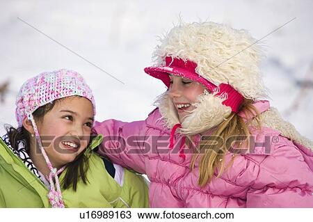Stock Image - Girl friends. Fotosearch