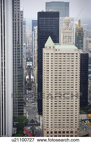 High angle view of sky scrapers View Large Photo Image Stock Photo - High angle view of sky scrapers. Fotosearch