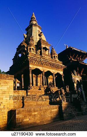 Hindu Temple, Durbar Square, Bhaktapur, Nepal View Large Photo Image Stock Image - Hindu Temple, Durbar Square, Bhaktapur, Nepal. Fotosearch