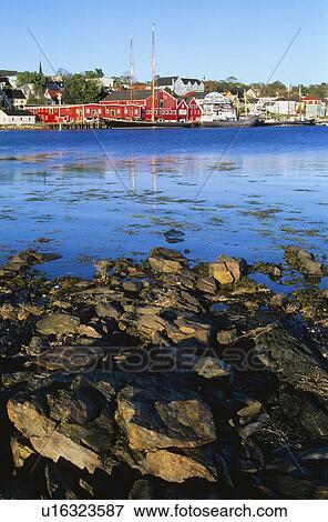 Historic Lunenburg Waterfront, Nova Scotia, Canada View Large Photo Image Stock Photo - Historic Lunenburg Waterfront, Nova Scotia, Canada. Fotosearch