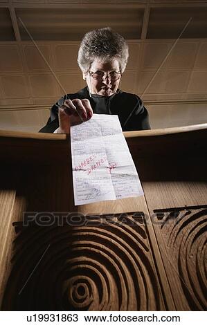 Stock Image - Judge dropping charges. Fotosearch