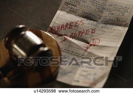 Stock Photo - Judge drops charges. Fotosearch