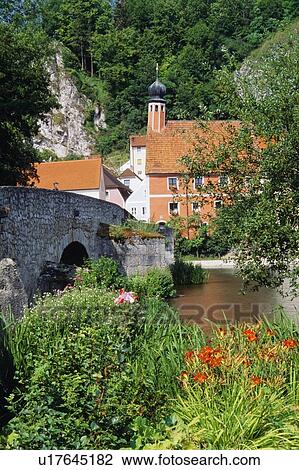 Stock Image - Kallmunz, Bavaria, Germany. Fotosearch