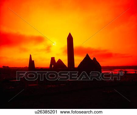 Kilmacduagh Round Tower, Gort, Co Galway, Ireland View Large Photo Image Stock Image - Kilmacduagh Round Tower, Gort, Co Galway, Ireland. Fotosearch