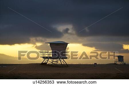 Lifeguard station on a beach View Large Photo Image Stock Image - Lifeguard station on a beach. Fotosearch