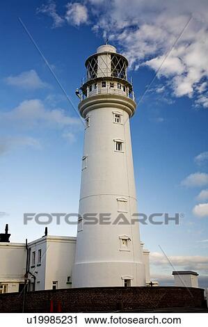 Lighthouse, Flamborough Head, England View Large Photo Image Stock Image - Lighthouse, Flamborough Head, England. Fotosearch