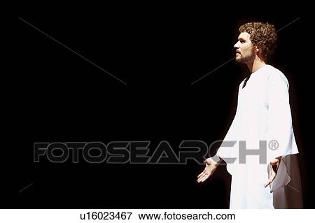 Man portraying Jesus View Large Photo Image Stock Photo - Man portraying Jesus. Fotosearch