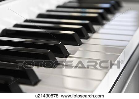 Piano keyboard View Large Photo Image Stock Photo - Piano keyboard. Fotosearch