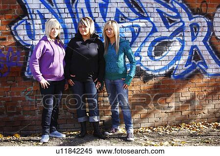 Portrait of three women View Large Photo Image Stock Photography - Portrait of three women. Fotosearch