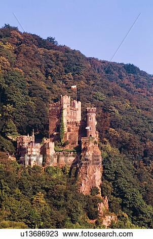 Rheinstein Castle, Germany View Large Photo Image Stock Image - Rheinstein Castle, Germany. Fotosearch