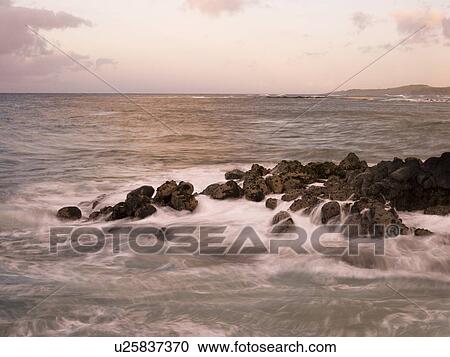 Rocks in the water, Kauai, Hawaii View Large Photo Image Stock Image - Rocks in the water, Kauai, Hawaii. Fotosearch