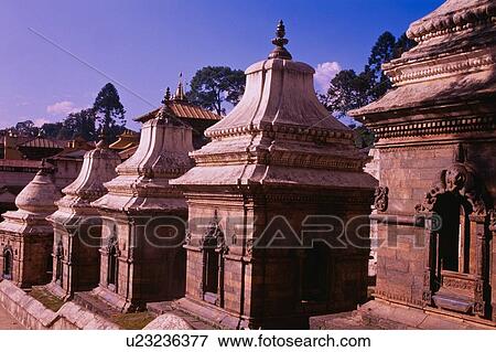 Row of Chaityas, Pashupatinath, Nepal View Large Photo Image Stock Photo - Row of Chaityas, Pashupatinath, Nepal. Fotosearch