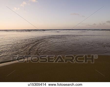 Sandy beach, Kaui, Hawaii View Large Photo Image Picture - Sandy beach, Kaui, Hawaii. Fotosearch