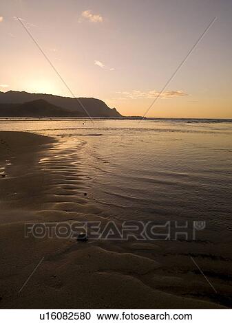 Sandy beach, Kaui, Hawaii View Large Photo Image Stock Image - Sandy beach, Kaui, Hawaii. Fotosearch