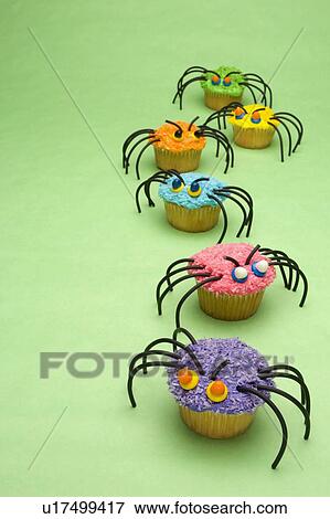 Stock Photo - Spider cupcakes. Fotosearch