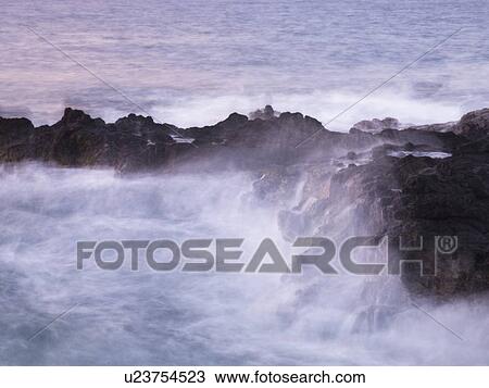 Spouting Horn, Kauai, Hawaii View Large Photo Image Stock Image - Spouting Horn, Kauai, Hawaii . Fotosearch