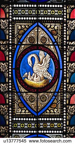 Stained glass window in a church View Large Photo Image Stock Photography - Stained glass window in a church. Fotosearch