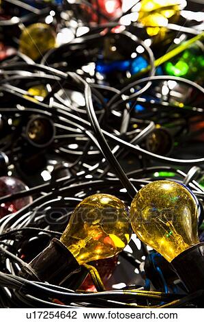 String of colored lights View Large Photo Image Stock Image - String of colored lights. Fotosearch