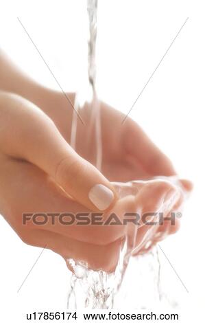 Water in hands View Large Photo Image Picture - Water in hands. Fotosearch