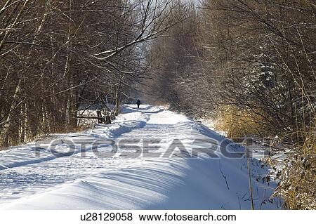 Winter road View Large Photo Image Stock Photo - Winter road. Fotosearch