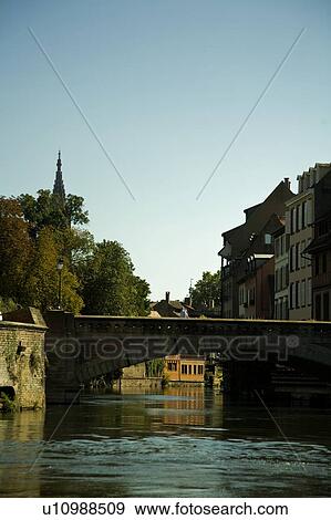 A canal in Strasbourg, France View Large Photo Image Stock Photo - A canal in Strasbourg, France. Fotosearch