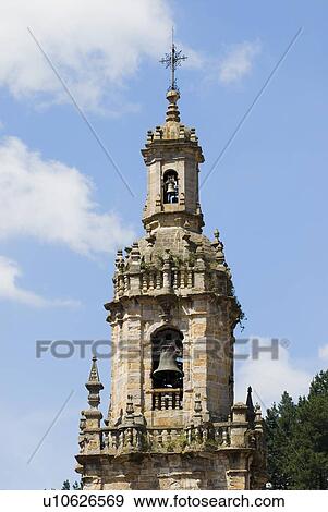 Baroque 18th Century Tower on the Church of San Severino, Balmaseda, Vizcaya, The Basque Country, Spain View Large Photo Image Stock Photo - Baroque 18th Century Tower on the Church of San Severino, Balmaseda, Vizcaya, The Basque Country, Spain . Fotosearch