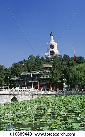 Beihai Park, Beijing, China View Large Photo Image Stock Image - Beihai Park, Beijing, China. Fotosearch