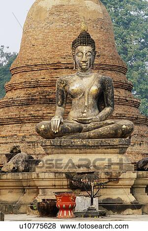 Buddha at Sukhothai Historical park in Thailand View Large Photo Image Stock Photo - Buddha at Sukhothai Historical park in Thailand. Fotosearch