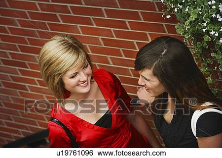 Friends talking View Large Photo Image Stock Photograph - Friends talking. Fotosearch