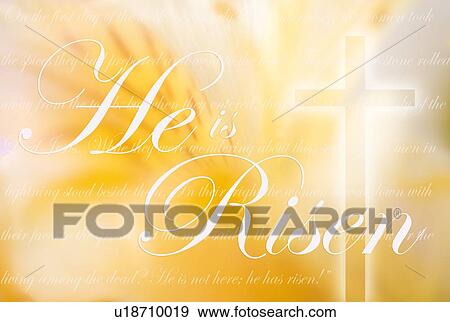 He is Risen computer generated image View Large Photo Image Stock Photo - He is Risen computer generated image. Fotosearch