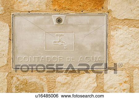 Inspection door for water on village house Wall, Castilla - La Mancha, Spain View Large Photo Image Stock Photograph - Inspection door for water on village house Wall, Castilla - La Mancha, Spain . Fotosearch