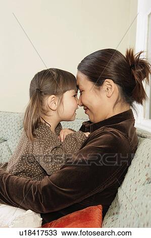 Stock Image - Mother and daughter. Fotosearch