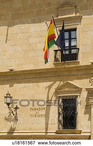 Parador Nacional del Conde Stable Dávalos at Úbeda, Andalusia, Spain View Large Photo Image Stock Photo - Parador Nacional del Conde Stable Dávalos at Úbeda, Andalusia, Spain . Fotosearch