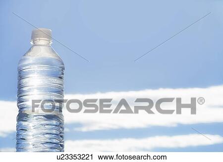 Stock Image - Pure bottled water. Fotosearch