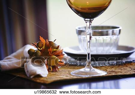 Table setting View Large Photo Image Stock Image - Table setting. Fotosearch