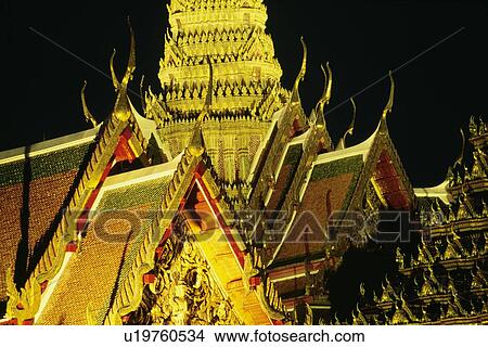 The Grand Palace at night, Bangkok, Thailand View Large Photo Image Picture - The Grand Palace at night, Bangkok, Thailand. Fotosearch