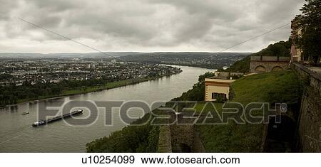 The Rhine river View Large Photo Image Stock Photo - The Rhine river. Fotosearch