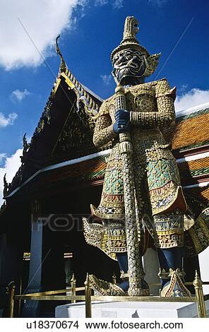 Wat Phra Kaeo Temple, Bangkok, Thailand View Large Photo Image Picture - Wat Phra Kaeo Temple, Bangkok, Thailand. Fotosearch