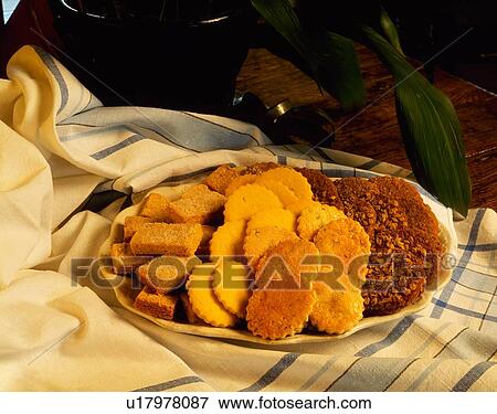 Stock Photo - Assorted biscuits. Fotosearch