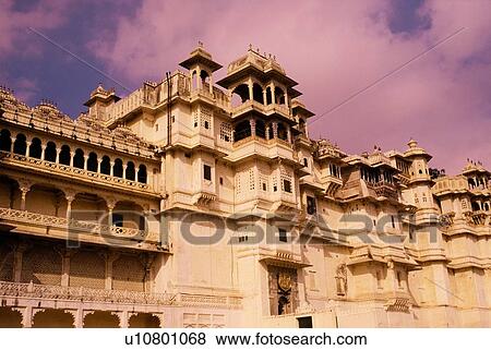 City Palace, Udaipur, Rajasthan, India View Large Photo Image Stock Photo - City Palace, Udaipur, Rajasthan, India. Fotosearch
