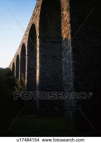 Disused Rail Viaduct, Kilmacthomas, Co Waterford, Ireland View Large Photo Image Picture - Disused Rail Viaduct, Kilmacthomas, Co Waterford, Ireland. Fotosearch