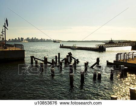 Dock in North Vancouver View Large Photo Image Stock Photograph - Dock in North Vancouver. Fotosearch