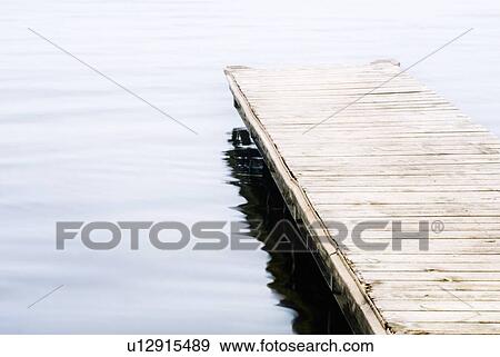 Dock on water View Large Photo Image Stock Photo - Dock on water. Fotosearch