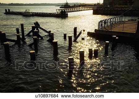 Docks in North Vancouver View Large Photo Image Picture - Docks in North Vancouver. Fotosearch