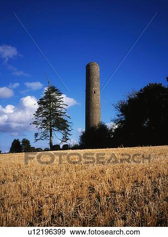 Donaghmore Round Tower, Navan, Co Meath, Ireland View Large Photo Image Stock Photo - Donaghmore Round Tower, Navan, Co Meath, Ireland. Fotosearch