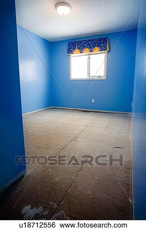 Stock Photograph - Empty bedroom under renovation. Fotosearch